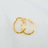 Candongas Nia 1.3 g / 3/4 in Oro Amarillo 18K
