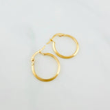 Candongas Clau 1 g / 3/4 in Oro Amarillo 18K