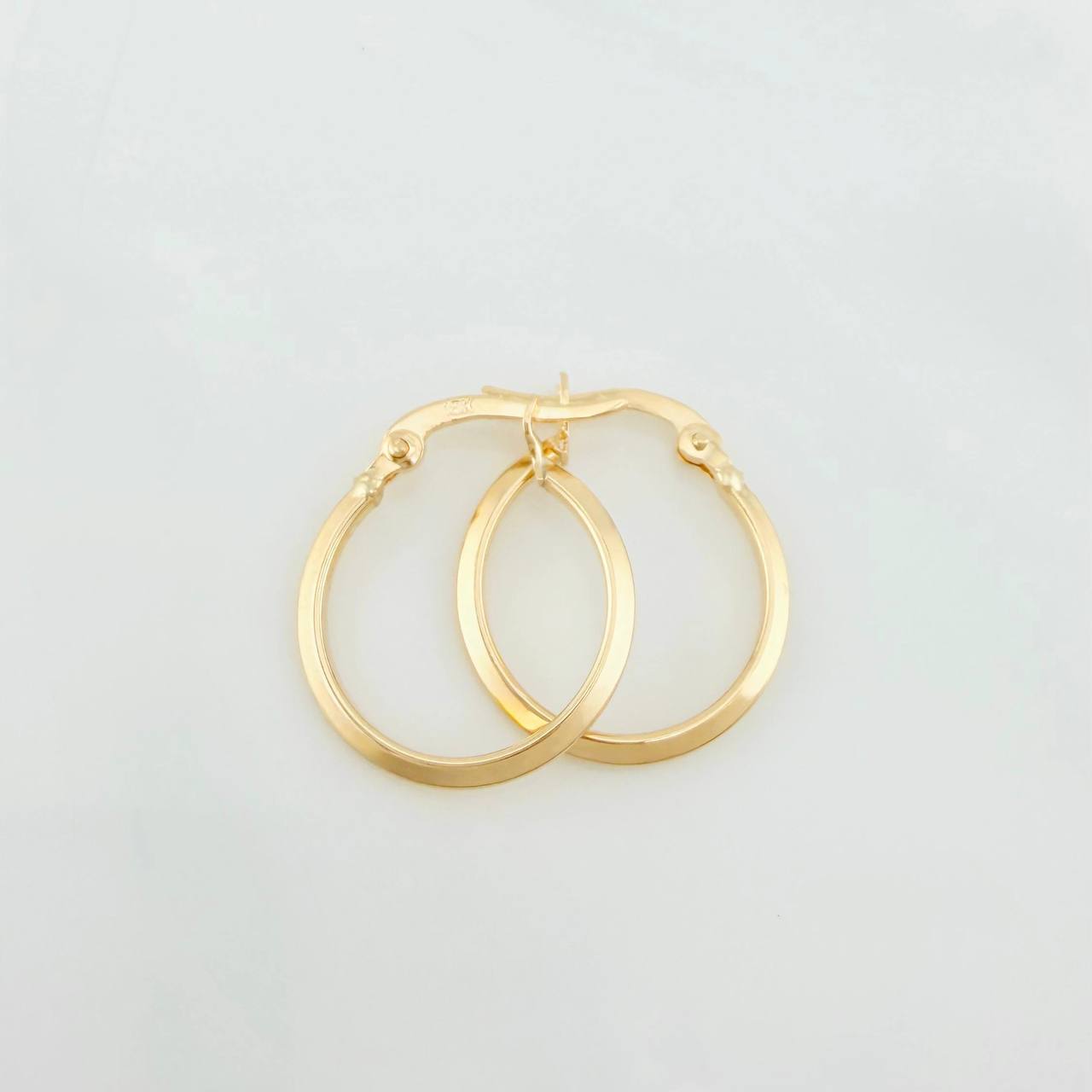 Candongas Clau 1 g / 3/4 in Oro Amarillo 18K
