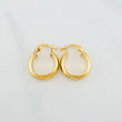 Candongas Nati 1.6 g / 3/4 in Oro Amarillo 18K