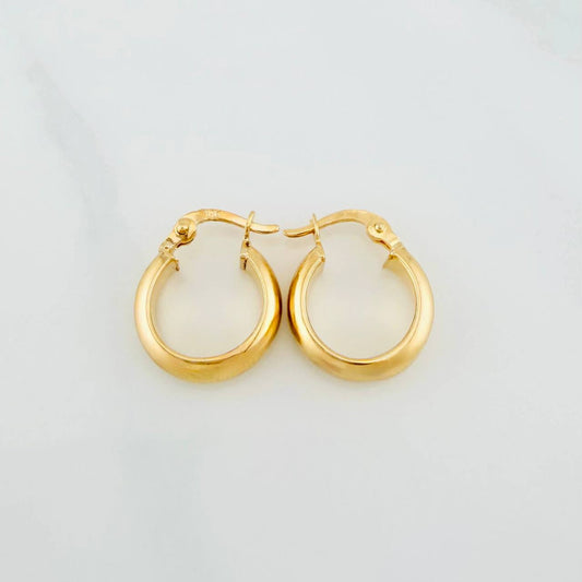 Candongas Nati 1.6 g / 3/4 in Oro Amarillo 18K