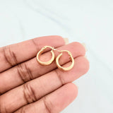 Candongas Nati 1.6 g / 3/4 in Oro Amarillo 18K