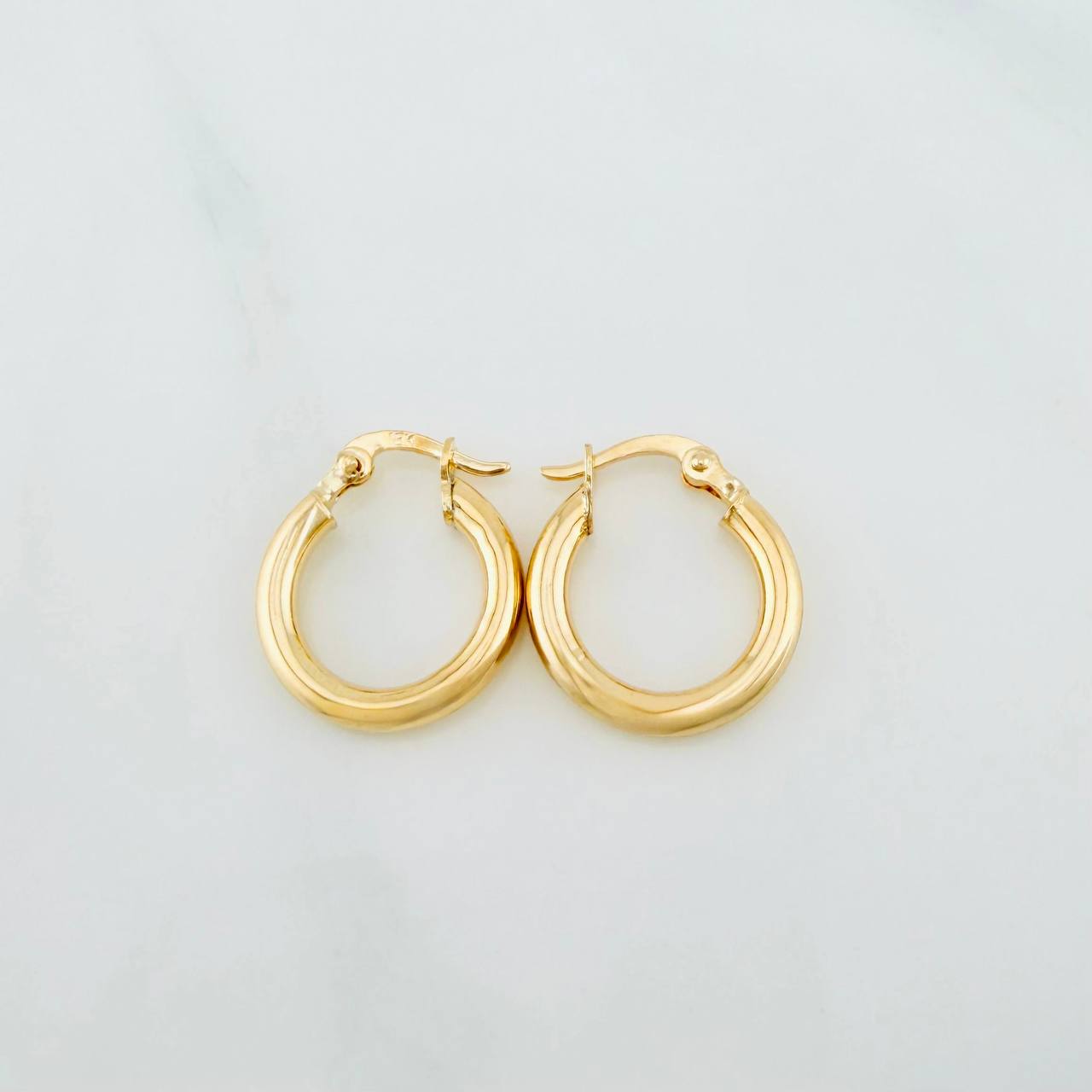 Candongas Jass 1.35 g / 3/4 in Oro Amarillo 18K