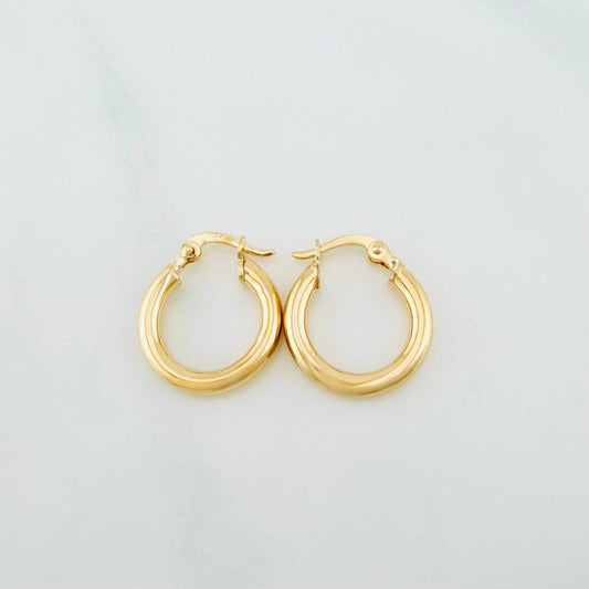 Candongas Jass 1.35 g / 3/4 in Oro Amarillo 18K