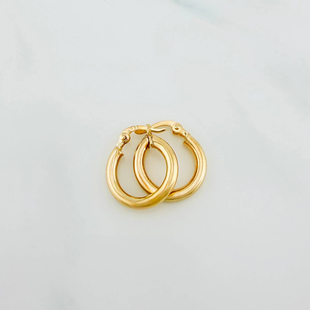 Candongas Jass 1.35 g / 3/4 in Oro Amarillo 18K