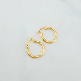 Candongas Kari 0.85 g / 1/2 in Oro Amarillo 18K