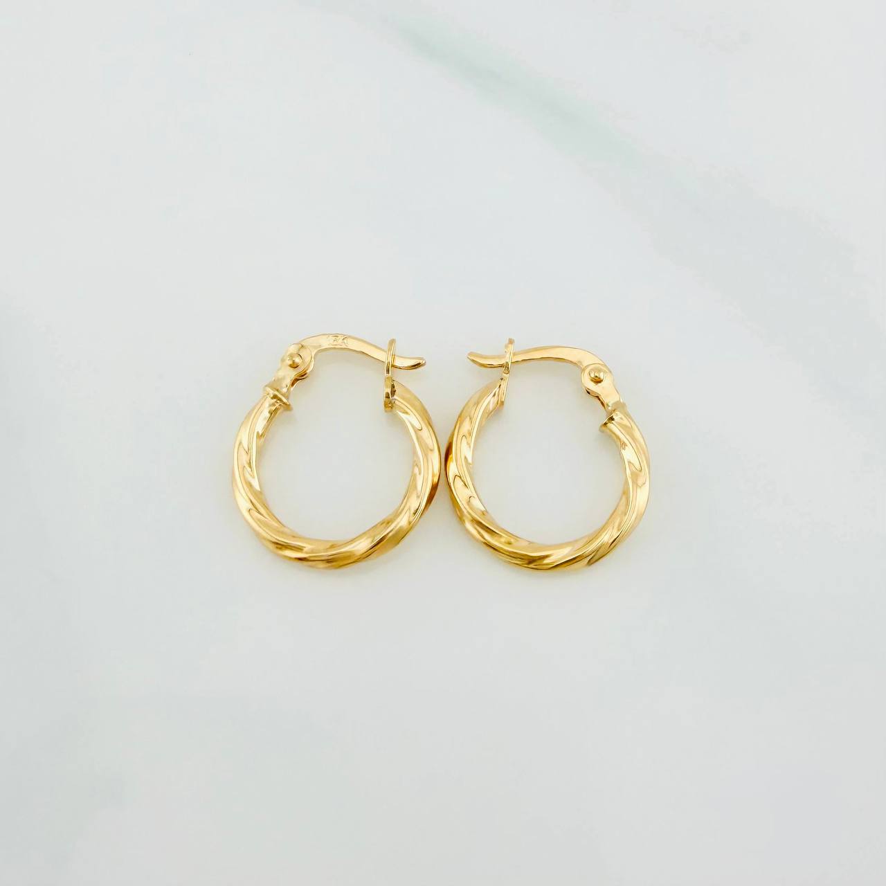 Candongas Kari 1 g / 1/2 in Oro Amarillo 18K