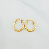 Candongas Kari 1 g / 1/2 in Oro Amarillo 18K