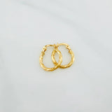 Candongas Kari 1 g / 1/2 in Oro Amarillo 18K