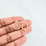 Candongas Kari 1 g / 1/2 in Oro Amarillo 18K