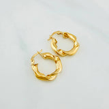 Candongas Demi 1.95 g / 3/4 in Oro Amarillo 18K