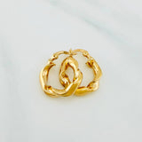 Candongas Demi 1.95 g / 3/4 in Oro Amarillo 18K