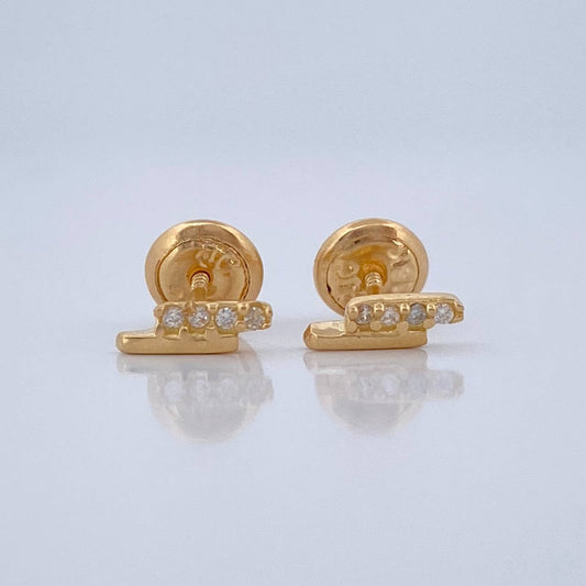 Topos Rayo 0.8gr / 2.55mm Oro Amarillo 18K &