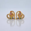 Topos Silueta Corazon 0.9gr / 8.22mm Oro Amarillo 18K &