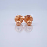 Bead Stud Earrings 0.45gr / 3mm 18K Rose Gold &