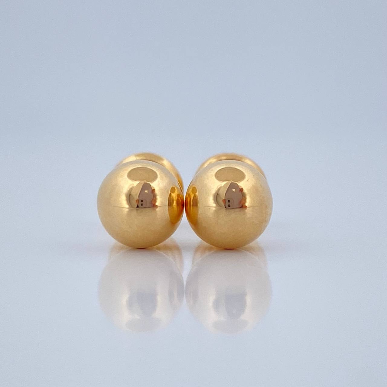 Bead Stud Earrings 0.55gr / 5mm 18K Yellow Gold &