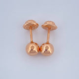 Topos Bola 0.55gr / 5mm Oro Rosa 18K &