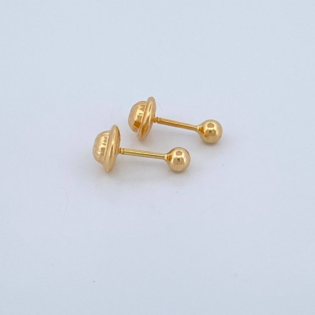Topos Bola 0.45gr / 3mm Oro Amarillo 18K &