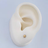 Topos Bola 0.45gr / 3mm Oro Amarillo 18K &