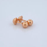 Topos Bola 0.55gr / 5mm Oro Rosa 18K &