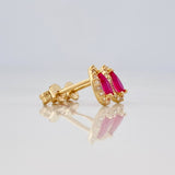 Topos Halo Gota 1.25g / in / 5.99mm Oro Amarillo 18K