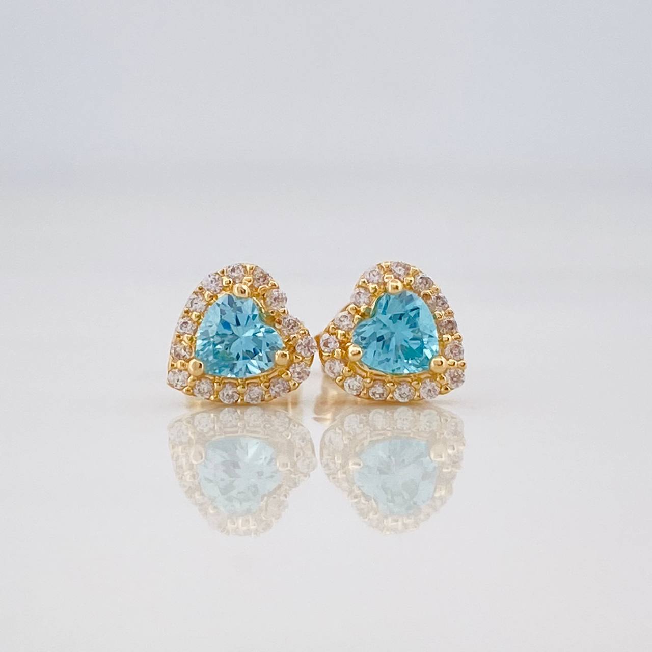 Topos Halo Corazon 1.65g / in / 6.78mm Oro Amarillo 18K