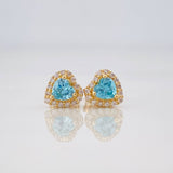 Topos Halo Corazon 1.65g / in / 6.78mm Oro Amarillo 18K