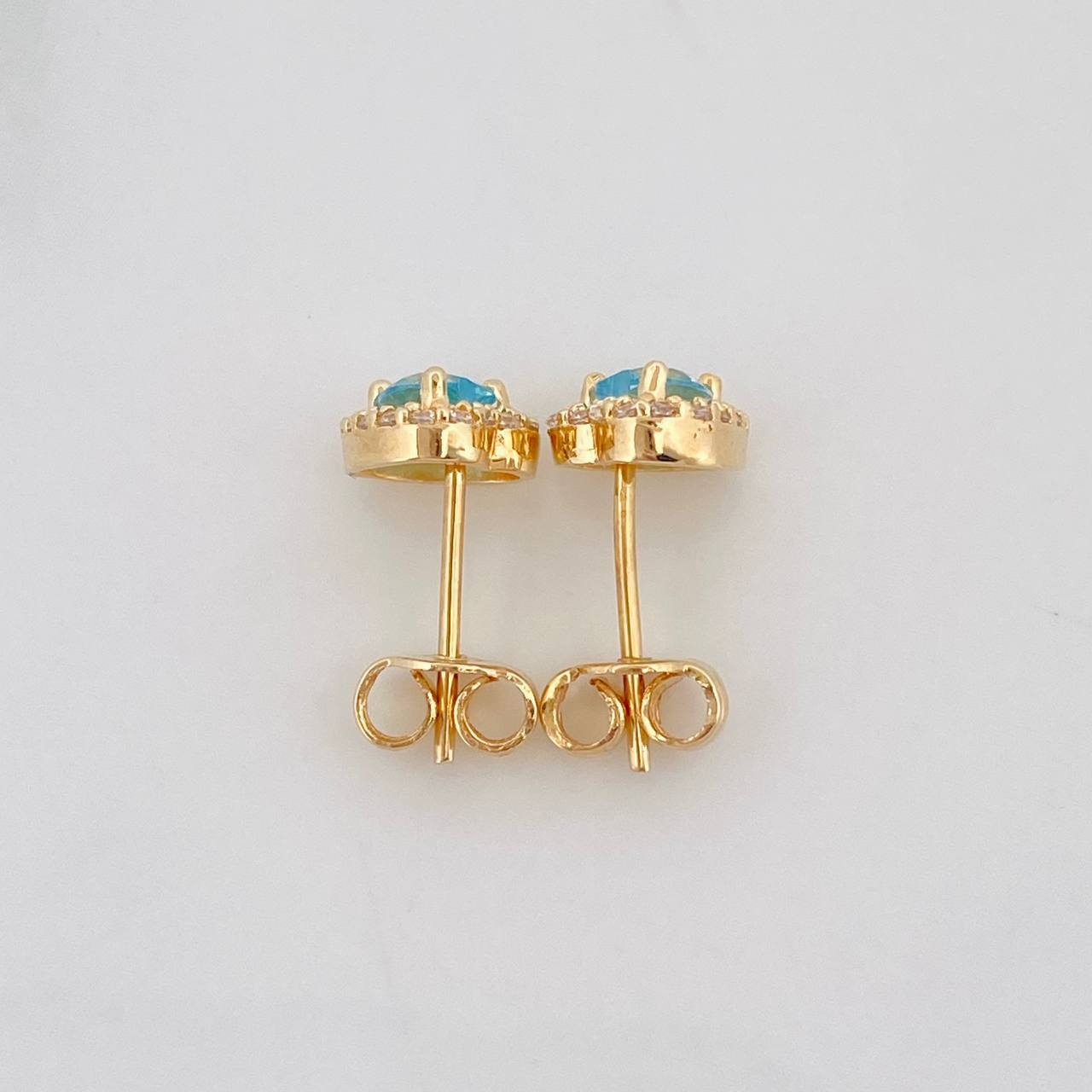 Topos Halo Corazon 1.65g / in / 6.78mm Oro Amarillo 18K