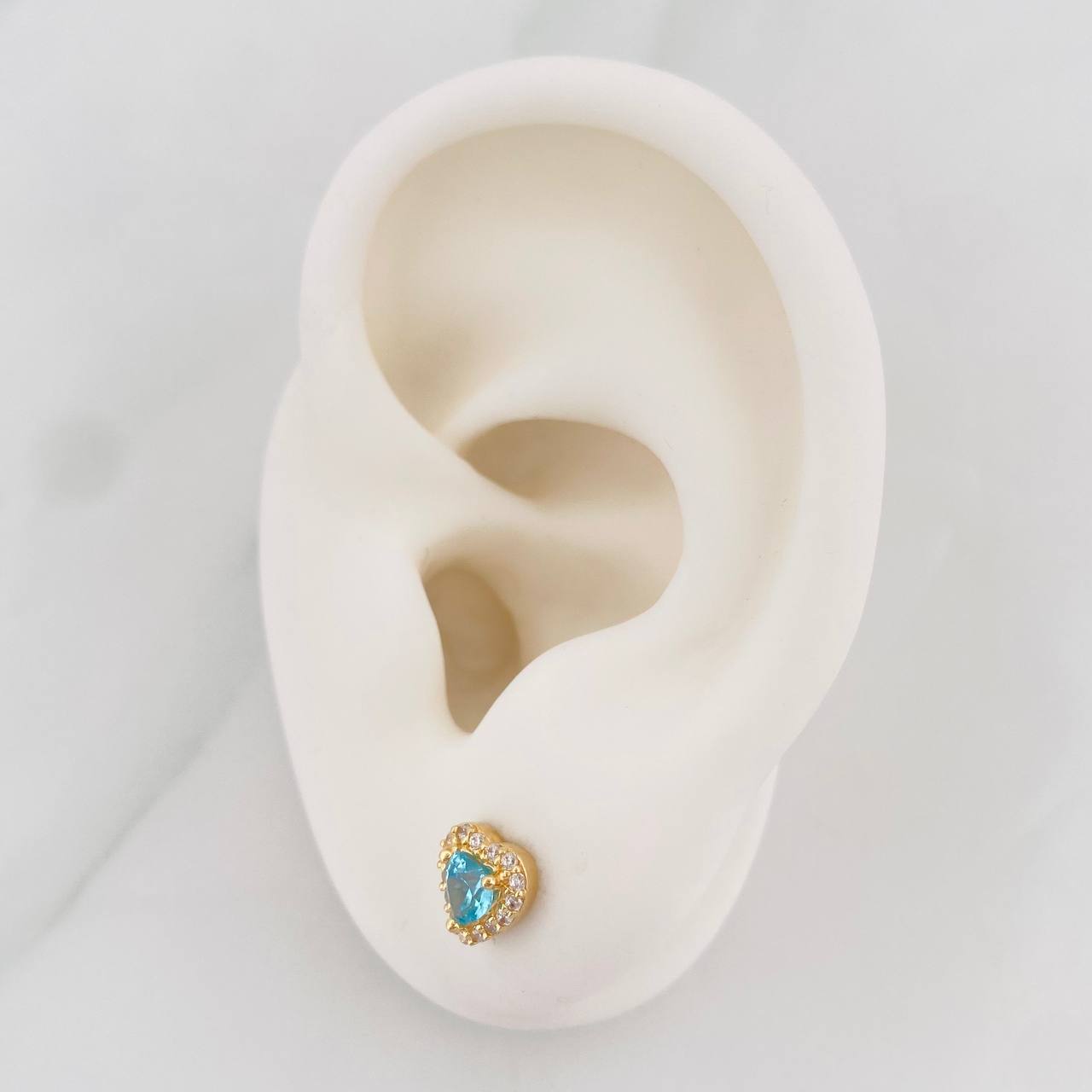 Topos Halo Corazon 1.65g / in / 6.78mm Oro Amarillo 18K