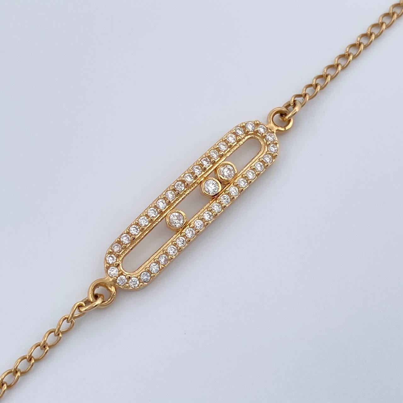 Pulso MSK 2.5gr / 7 1/2 in / 1.3mm Oro Amarillo 18K &