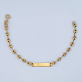 GC Baby Bracelet 1.85gr / 5 3/4 in / 3.3mm Yellow Gold 18K &