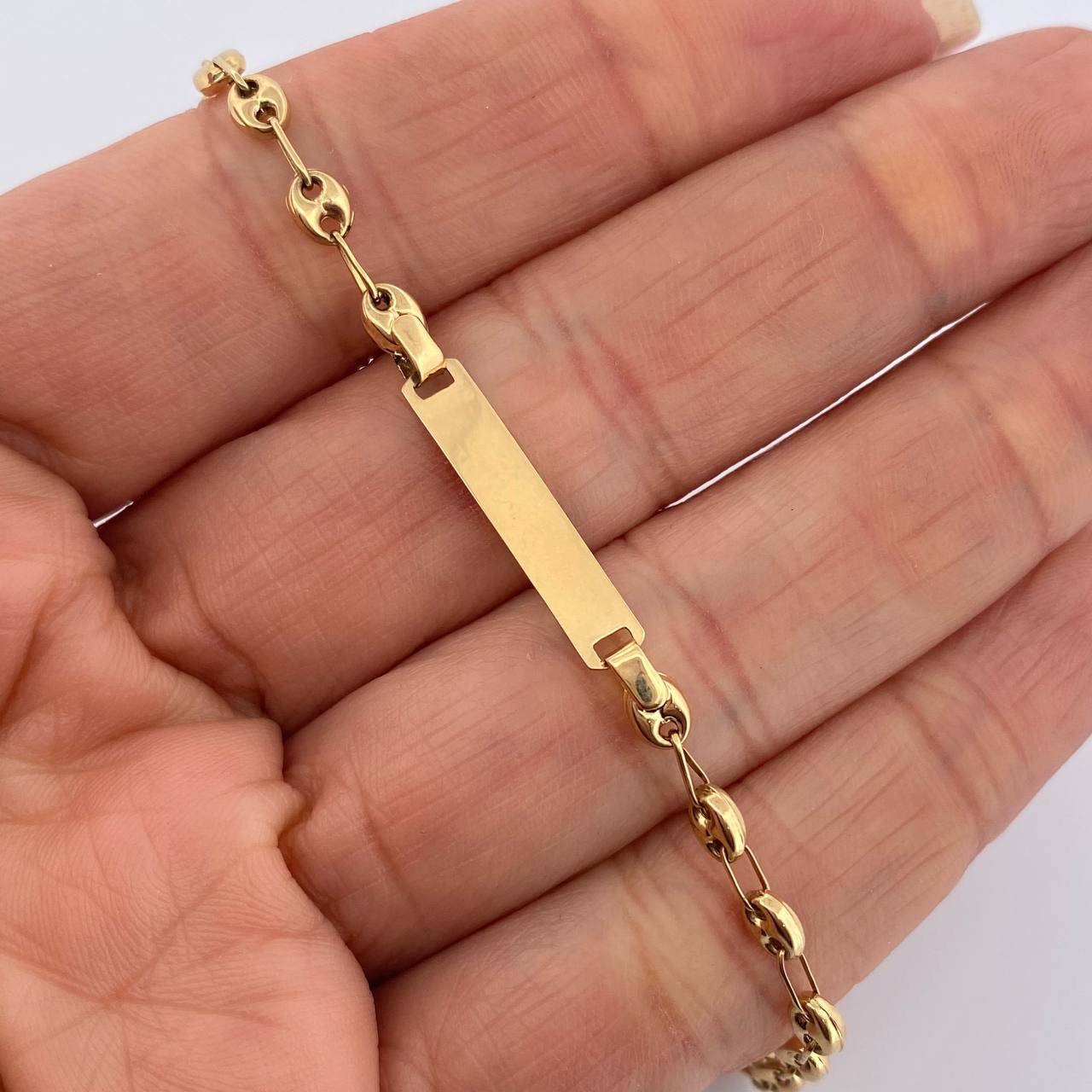 Pulso Bebé GC 1.75gr / 5 3/4 in / 3.3mm Oro Amarillo 18K &