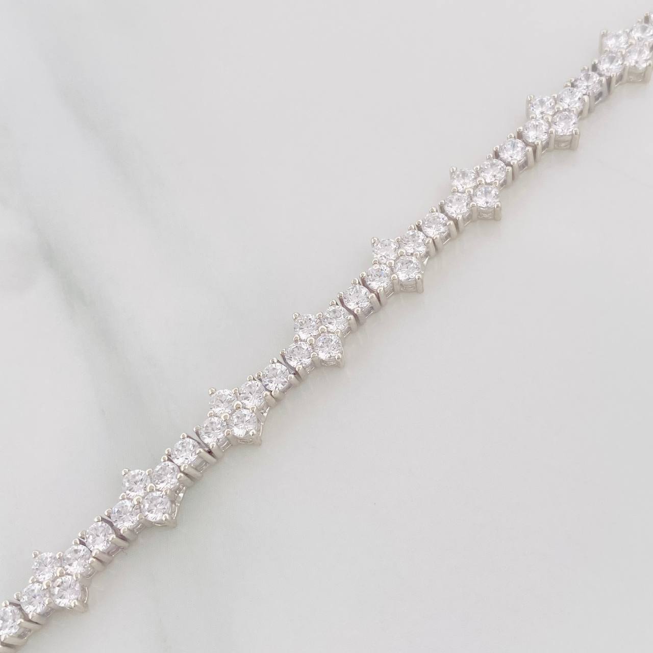 Bracelet Flores 10.4 g / 7 1/2 in / 6.33 mm Silver 925
