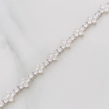 Pulso Flores 10.55 g / 7 1/2 in / 6.6 mm Plata 925