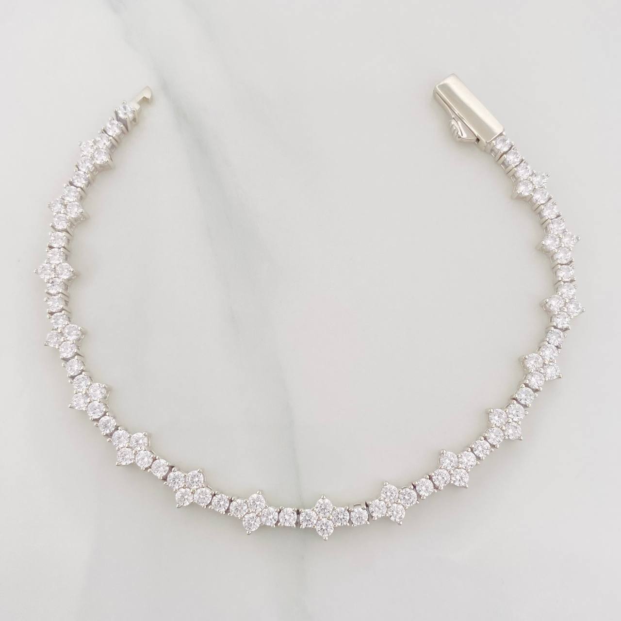 Bracelet Flores 10.4 g / 7 1/2 in / 6.33 mm Silver 925