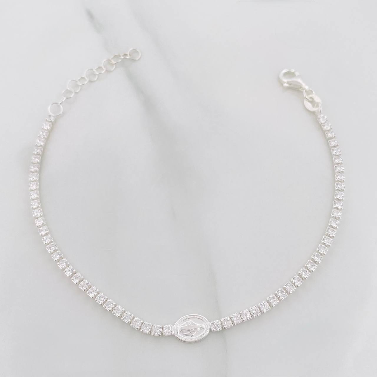 Pulso Virgen Milagrosa 3.7 g / 7 1/2 in / 2.1 mm Plata 925