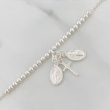 Pulso Virgen Milagrosa 5.1 g / 8 1/4 in / 2.9 mm Plata 925