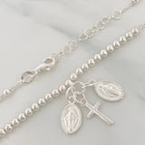 Pulso Virgen Milagrosa 5.1 g / 8 1/4 in / 2.9 mm Plata 925
