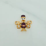 Herraje Pato Bolsas Dinero 1.5gr / 3/4 in / Tres Oros 18K %