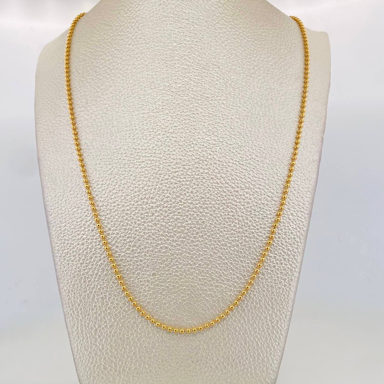 Military Chain 10.3g / 24 in / 2mm Yellow Gold 18K