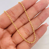 Military Chain 10.3g / 24 in / 2mm Yellow Gold 18K
