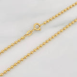 Military Chain 10.3g / 24 in / 2mm Yellow Gold 18K