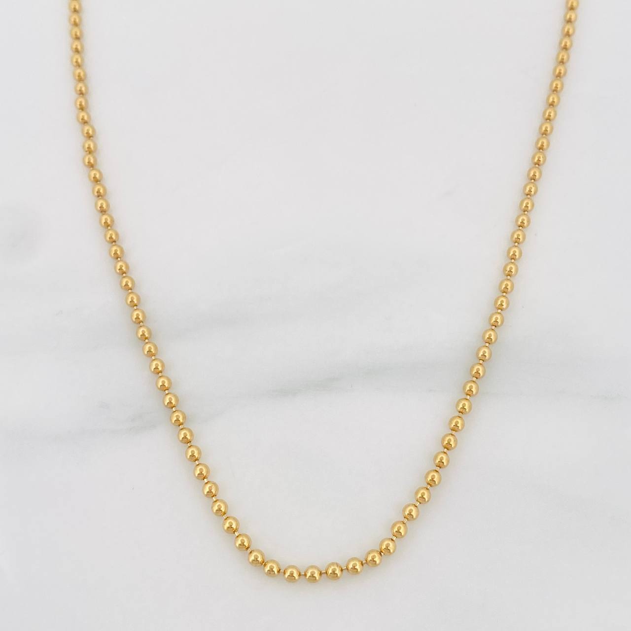 Military Chain 10.3g / 24 in / 2mm Yellow Gold 18K