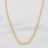 Military Chain 10.3g / 24 in / 2mm Yellow Gold 18K