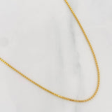Venetian Chain 3.65g / 24 in / 1.21mm Yellow Gold 18K