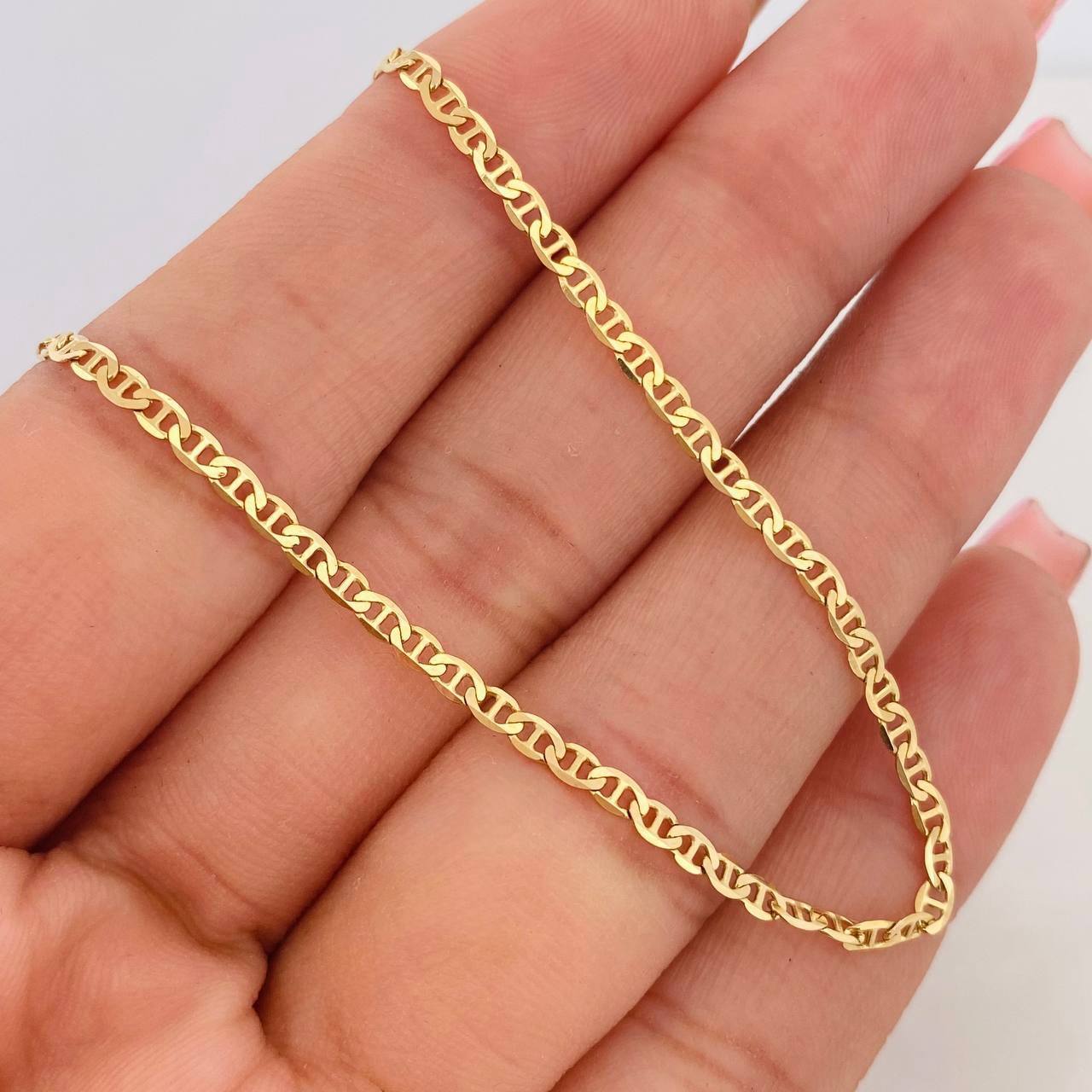 Flat Mariner Chain 5.6g / 24 in / 2.17mm Yellow Gold 18K