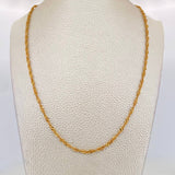 Singapore Chain 7.05g / 24 in / 2.35mm Yellow Gold 18K
