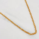 Singapore Chain 7.05g / 24 in / 2.35mm Yellow Gold 18K