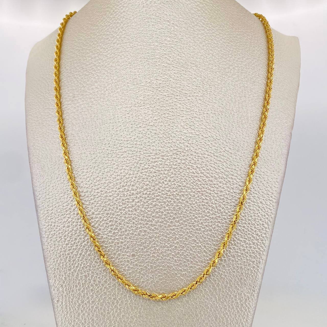 Rope Chain 6.85g / 24 in / 1.73mm Yellow Gold 18K