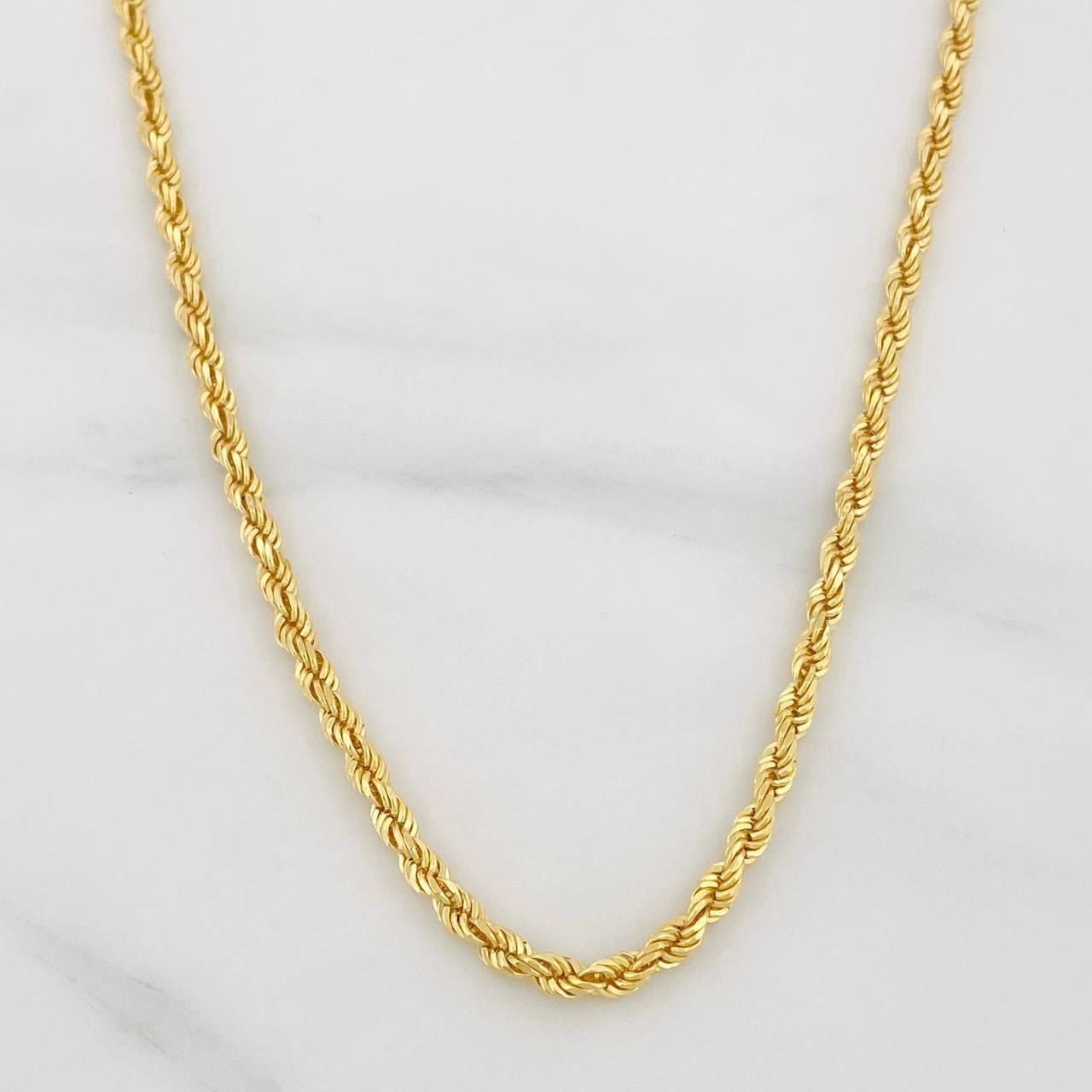 Rope Chain 6.9g / 24 in / 2.37mm Yellow Gold 18K